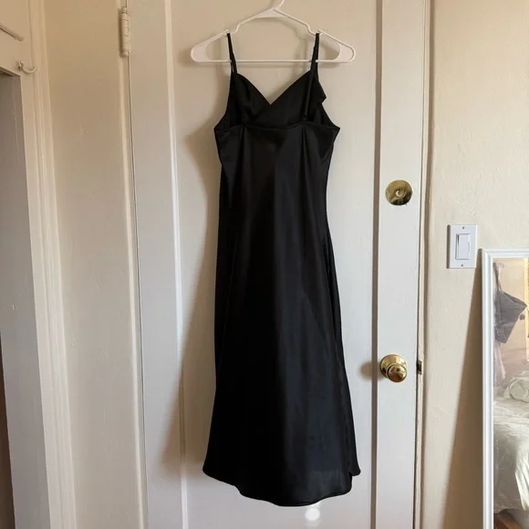 bebe Black Midi Dress - Picture 2 of 4